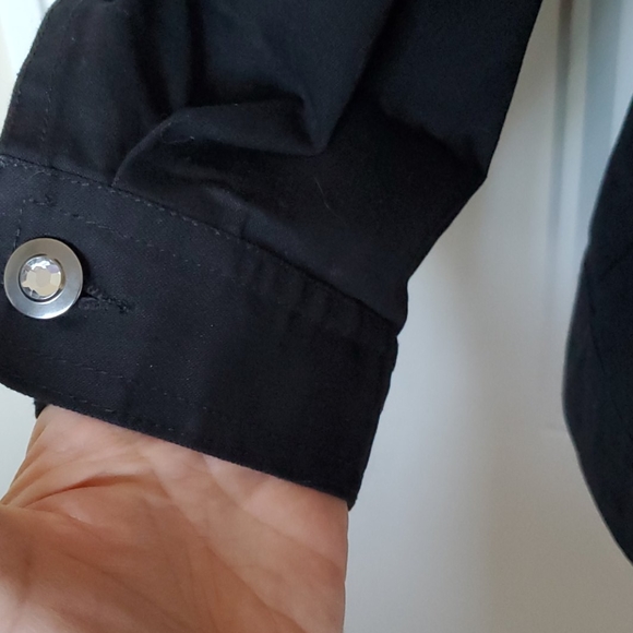 Black denim jean jacket - Picture 4 of 6